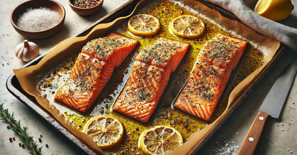 Recipe Image (Quick and Easy Baked Salmon)