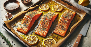 Recipe Image (Quick and Easy Baked Salmon)